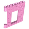 Duplo Wall 1 x 8 x 6 Hinge on Left with Door Opening - Castle