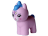 Kittycorn, Baby, Gabby's Dollhouse with Dark Azure Mane and Tail, White Eyes and Muzzle, Black Eyelashes, Medium Lavender Eyebrows and Heart, Dark Pink Nose, Mouth and Cheeks Pattern