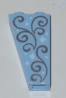 Slope, Inverted 75 2 x 1 x 3 with Stars and Swirls Pattern on Both Sides