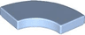 Tile, Round Corner 2 x 2 Macaroni