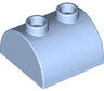 Slope, Curved 2 x 2 Double with 2 Hollow Studs