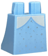 Lower Body, Skirt with White Dress Ends, Silver Dots and Sparkles Pattern