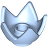 Minifigure, Headgear Crown Eggshell with 5 Points and Center Stud
