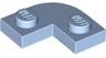 Plate, Round Corner 2 x 2 with 1 x 1 Cutout