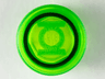 Tile, Round 1 x 1 with Bright Green Circle and Lines in Black Ring Pattern (DC Green Lantern Logo)