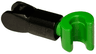 Large Figure Lower Arm with Bar Handle with Molded Bright Green Hand Pattern