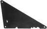 Cloth Sail Triangular 16 x 22 1/2 with Tattered Hole