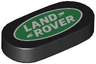 Tile, Round 1 x 2 Oval with Land Rover Logo Pattern