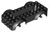 Vehicle, Base 5 x 10 x 2 1/2 with Mudguards and 2 x 6 Recessed Center with 3 Holes with (Same Color) Wheels Holders Attached