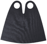 Cloth Cape with 2 Large Holes, Large Buildable Figures - Spongy Stretchable Fabric