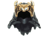 Minifigure, Hair Long Wavy with Ragged Ends and LotR Gold Crown Pattern