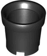 Container, Bucket 2 x 2 x 2 without Handle Holes