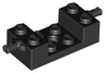 Brick, Modified 2 x 4 with Wheels Holder with 2 x 2 Cutout and Hole