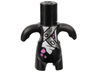 Body, Dreamzzz Creature / Dreamling with Silver Straps, Magenta Spots, and Torn White Skirt Pattern