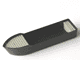 Boat, Hull Unitary 38 x 10 x 5 2/3 Floating with Raised Light Gray Decks