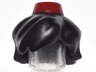 Minifigure, Hair Combo, Hair with Hat, Hair Full Unkempt with Small Dark Red Fez Pattern