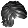 Minifigure, Hair Mid-Length Tousled with Side Part