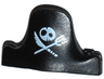 Minifigure, Headgear Hat, Pirate Bicorne Large with Skull and Crossed Knife and Fork Pattern