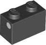 Brick 1 x 2 with White Dot Pattern on Both Ends (Super Mario Crowber Eyes)