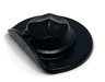 Minifigure, Headgear Hat, Wide Brim Flat