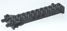 Brick, Modified 2 x 12 with 2 Side Pins and 2 End Pins, Technic Holes, and 4W Flared End