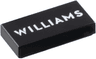 Tile 1 x 2 with White 'WILLIAMS' Pattern