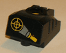Duplo, Toolo MyBot Engine Program Brick with Yellow Flashlight and Target Pattern