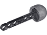 Projectile Arrow, Liftarm Shaft with Solid Pearl Light Gray Rubber End
