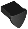 Tile, Modified 1 x 1 with Tooth / Ear Vertical, Triangular