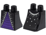 Lower Body, Skirt with Dark Purple Dress and Robe with Silver Trim and Stars Pattern (BAM)