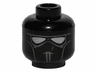 Minifigure, Head Alien with Face Mask with Silver Goggles Pattern (SW V-wing Pilot)