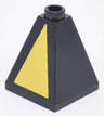Slope 75 2 x 2 x 2 Quadruple Convex with Yellow Triangle on One Side Pattern