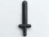 Minifigure, Weapon Sword, Shortsword - Polished Rigid ABS