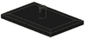 Train Bogie Plate (Tile, Modified 6 x 4 with 7mm Pin)