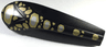 Galidor Accessory Shield 4 x 12 x 3 Rubber with Axle with Gold and Silver Spots Pattern