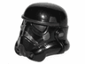 Minifigure, Headgear Helmet SW Stormtrooper with Molded Pearl Dark Gray Forehead, Eyes, Nose, Chin, and Panels on Back and Printed Dark Silver Marks Pattern (Shadow Trooper)