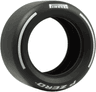 Tire 81.6mm D. x 44mm Smooth with White 'PIRELLI', 'P ZERO' and Arcs Pattern