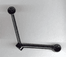 Duplo Support, Stud Holder Center with 2 Bars Angled, Stud Holder Ends
