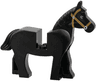 Horse with Black and White Eyes, White Pupils and Medium Nougat Bridle Pattern