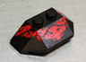 Wedge 2 x 4 Triple with Red Scale Pattern