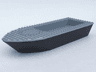 Boat, Hull Unitary 32 x 12 x 4, Base with Light Bluish Gray Boat Hull Unitary 32 x 12 x 4, Top (47859 / 47858)