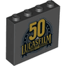 Brick 1 x 4 x 3 with Number 50 and 'LUCASFILM Ltd' Pattern