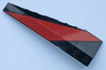 Wedge 10 x 3 Right with Red Stripe Pattern