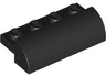 Slope, Curved 2 x 4 with 4 Recessed Studs