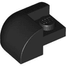 Slope, Curved 2 x 2 Corner Round with Recessed Stud