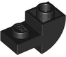 Slope, Curved 2 x 1 Inverted with Recessed Stud