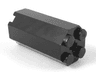 Brick, Modified Octagonal 2 x 2 x 3 1/3