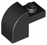 Slope, Curved 2 x 1 x 1 1/3 with Recessed Stud