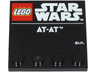 Tile, Modified 4 x 4 with Studs on Edge with LEGO Star Wars Logo and White 'AT-AT' Pattern