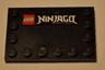 Tile, Modified 4 x 6 with Studs on Edges with Lego Logo and 'NINJAGO' Pattern (Sticker) - Set 4636204